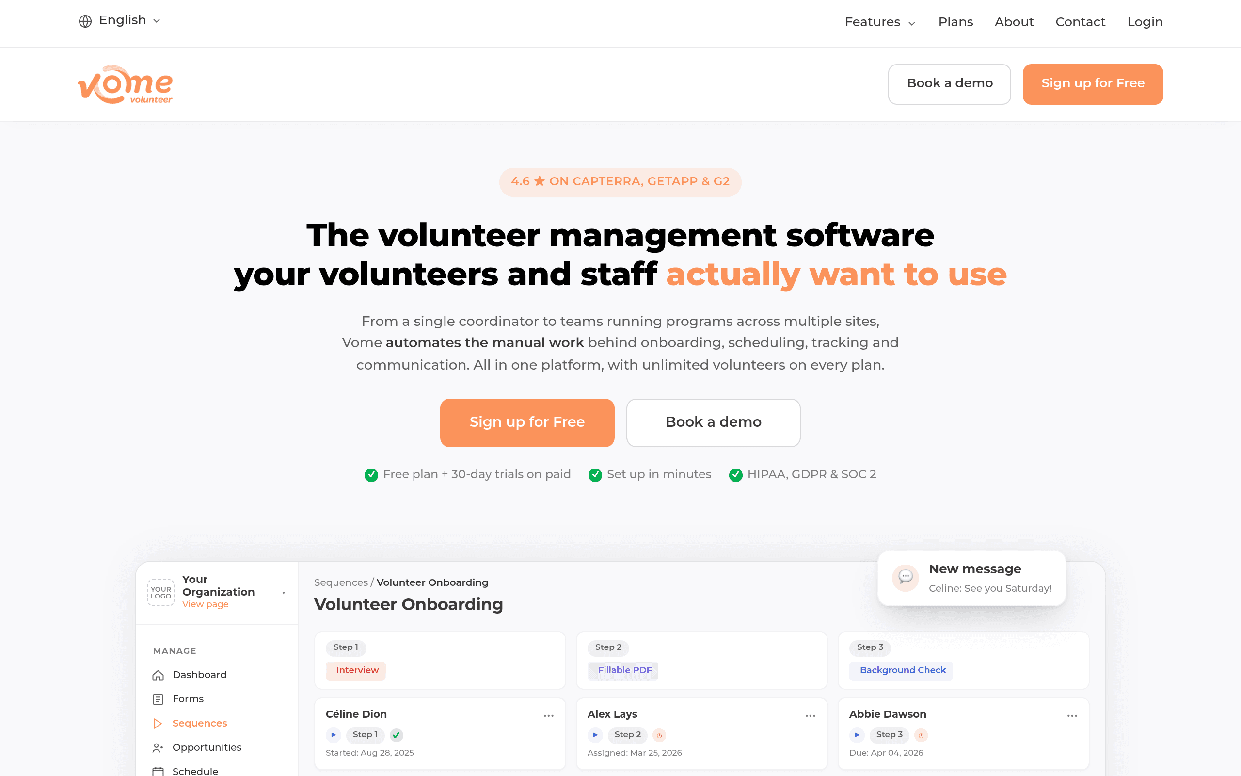 Vome website